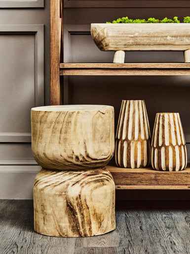 Arlo Natural Oval Decorative Dough Bowl