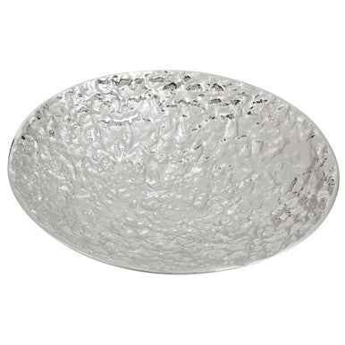 Akola Silver Textured Decorative Bowl