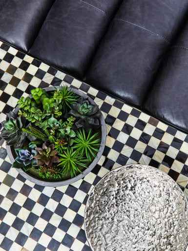 Akola Silver Textured Decorative Bowl