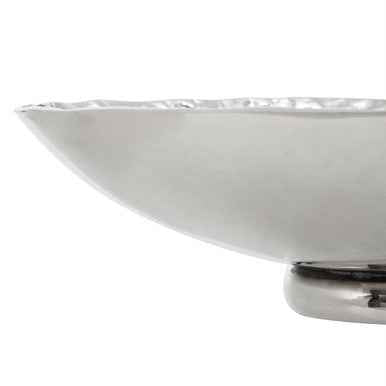 Akola Silver Textured Decorative Bowl