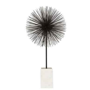 Mirano Black Finish Starburst Sculpture