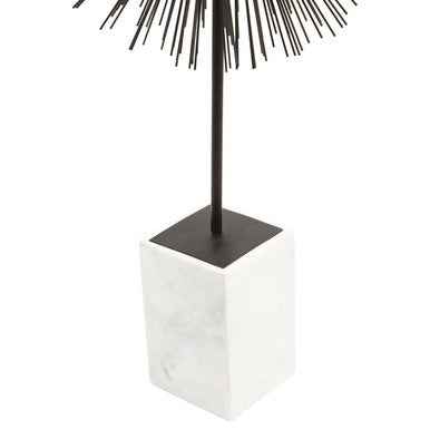 Mirano Black Finish Starburst Sculpture