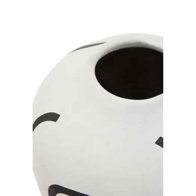 Tundra Black And White Vase