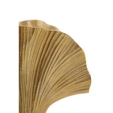 Danna Large Gold Finish Ginko Vase