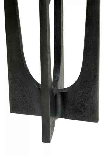 Dante Small Grey Finish Candle Holder