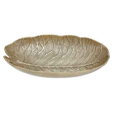 Salma Gold Finish Lotus Leaf Bowl.