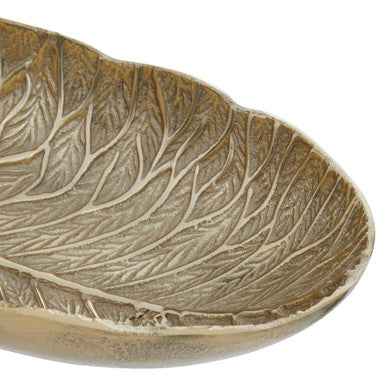 Salma Gold Finish Lotus Leaf Bowl.