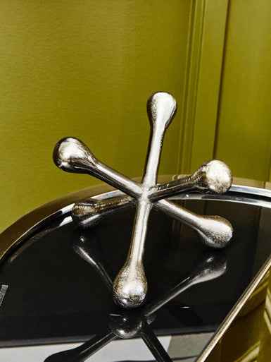 Prato Silver Finish Jack Sculpture