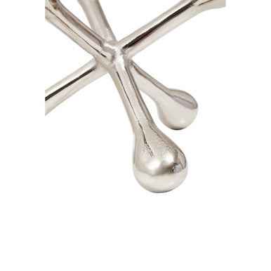 Prato Silver Finish Jack Sculpture