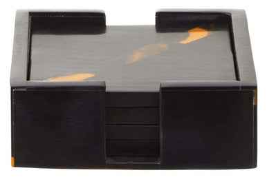 Roma Set Of Four Tortoise Shell Coasters