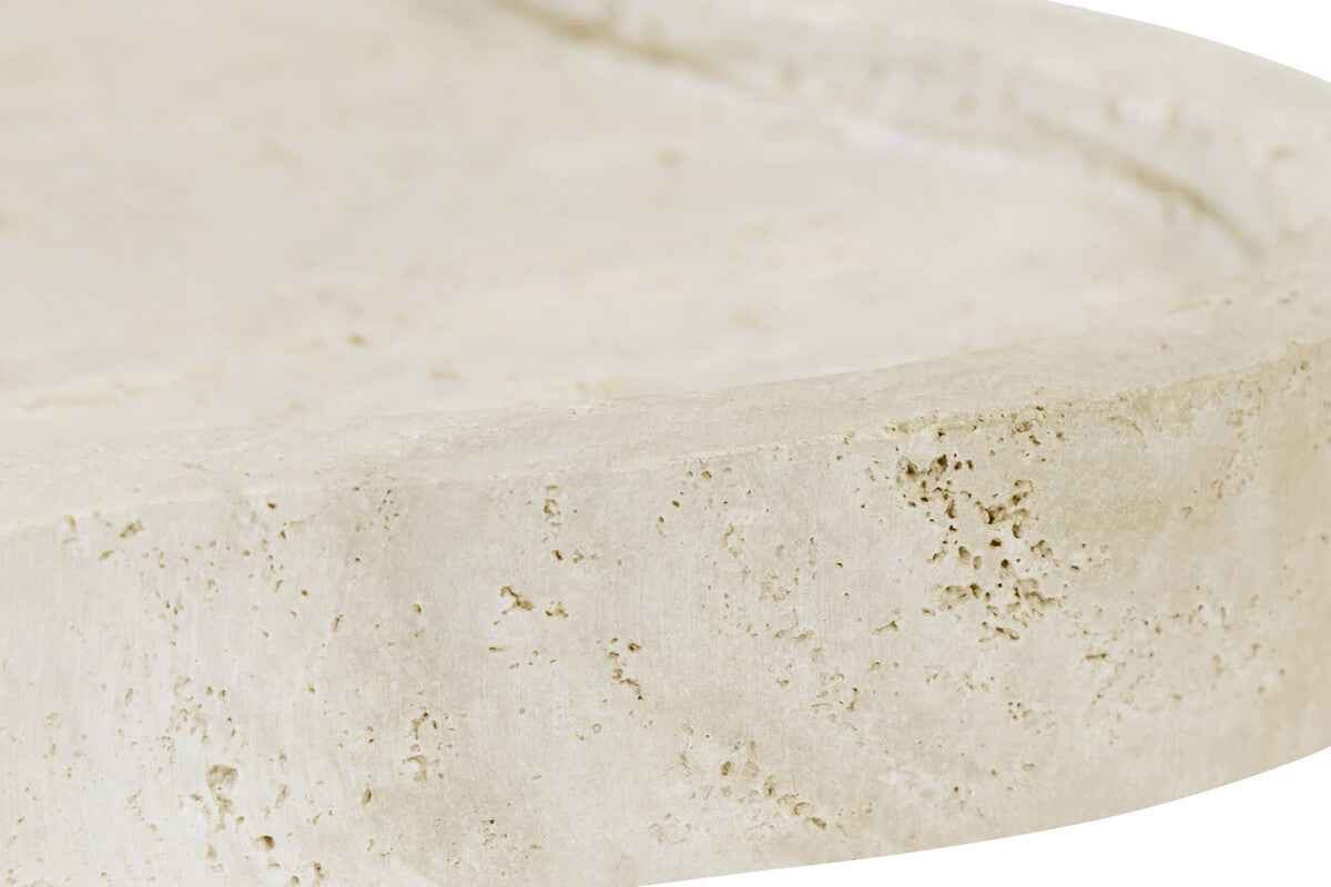 Tibor Travertine Irregular Tray