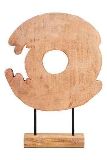 Fidel Mango Wood Ring Sculpture