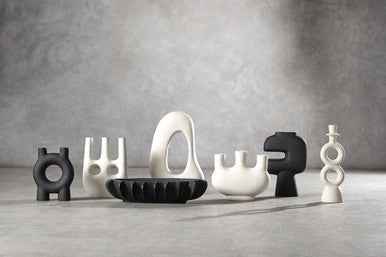 Hapax Small Black Candle Holder