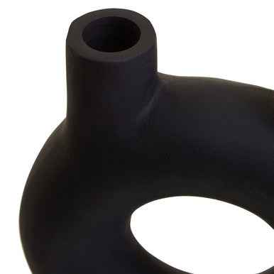 Hapax Small Black Candle Holder