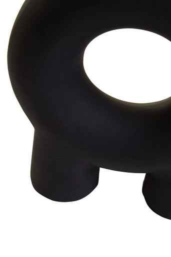 Hapax Small Black Candle Holder