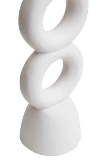 Hapax Large Cream Candle Holder