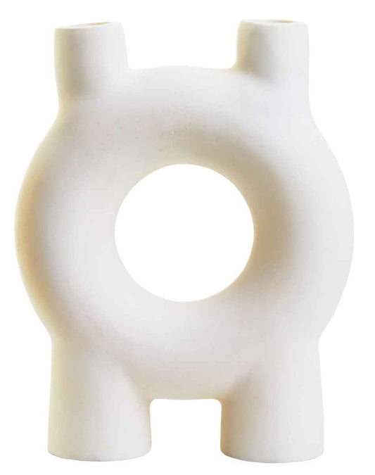 Hapax Small Cream Candle Holder