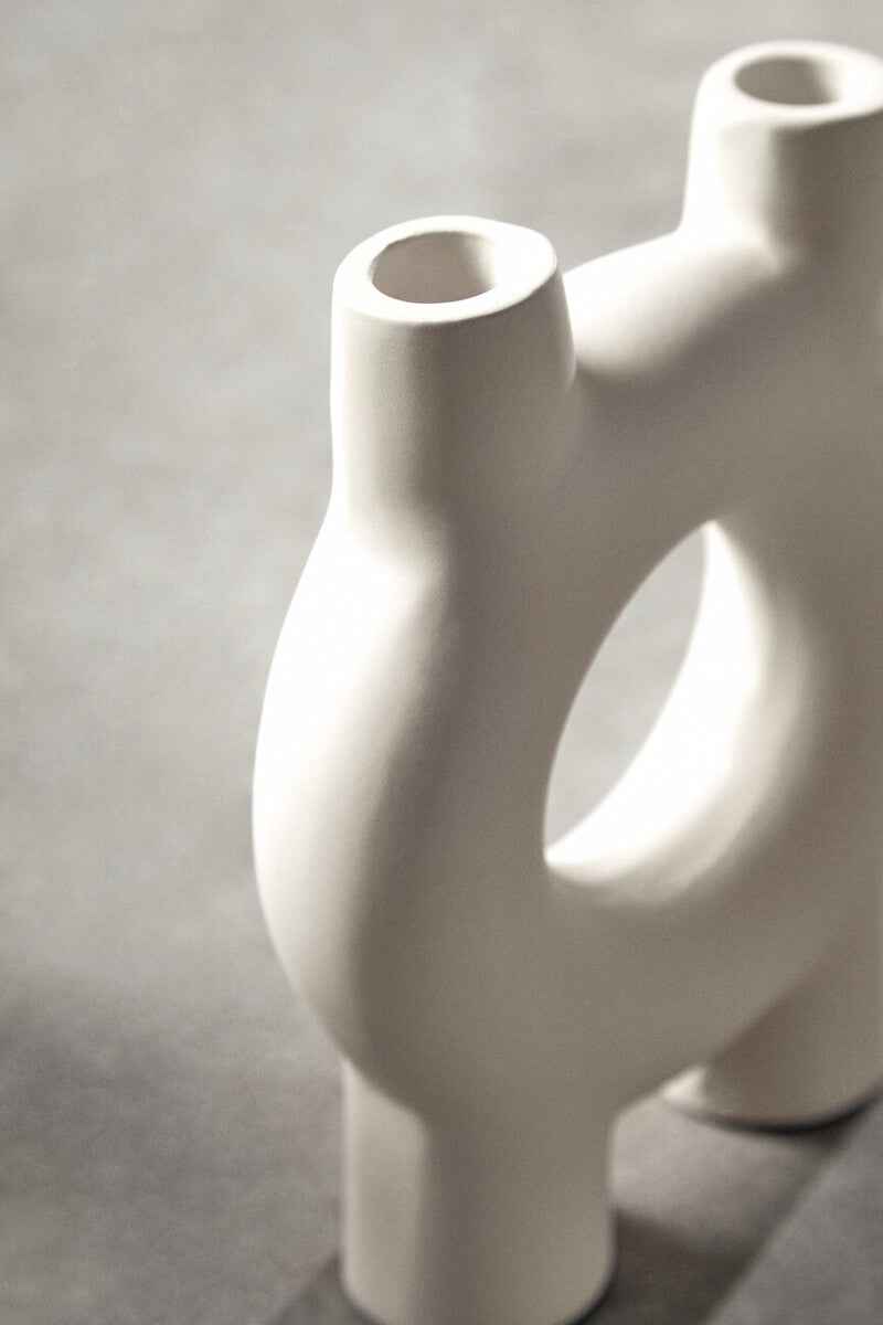 Hapax Small Cream Candle Holder