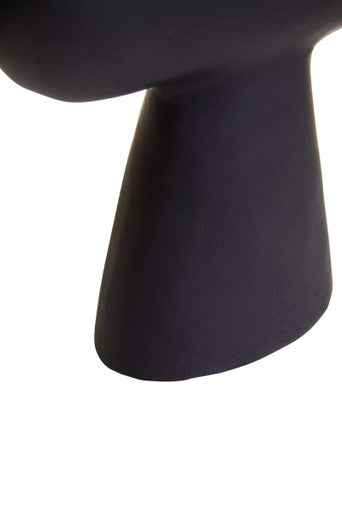 Hapax Abstract Large Black Vase