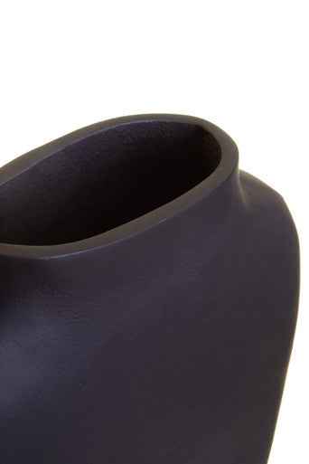 Hapax Abstract Large Black Vase