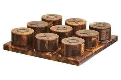 Churchill Games Brown And Black Finish Noughts And Crosses