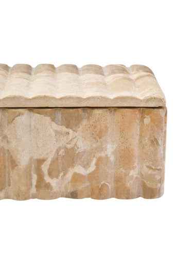 Santino Rectangular Chocolate Marble Box
