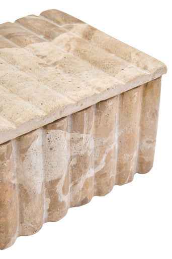 Santino Rectangular Chocolate Marble Box