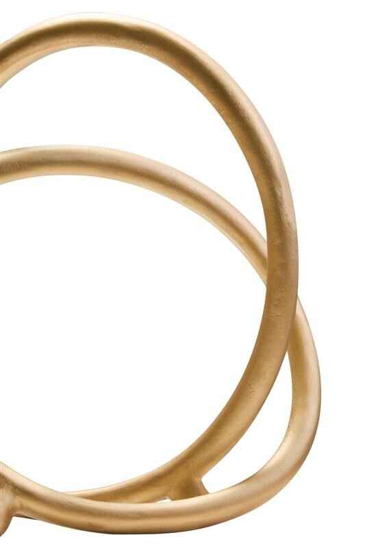 Prato Matt Gold Finish Twist Sculpture