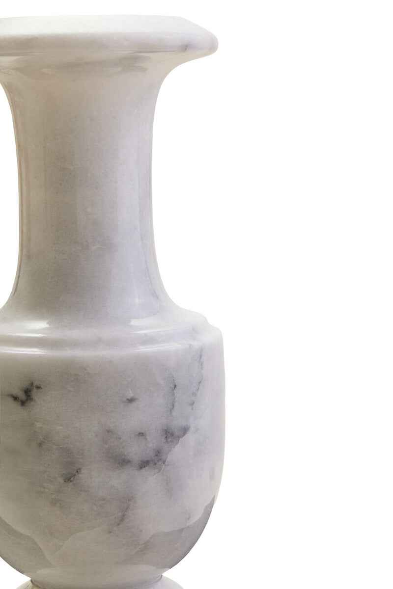 Zoro White Marble Vase