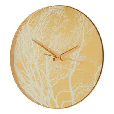 Celina Gold Finish Branch Design Wall Clock