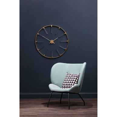 Beauly Gold Finish Round Wall Clock