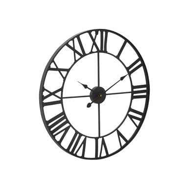Genova  Black Metal Wall Clock