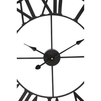 Genova  Black Metal Wall Clock