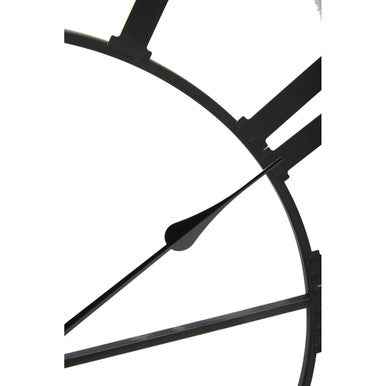 Genova  Black Metal Wall Clock