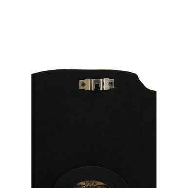 Celina Black And Gold Agate Effect Wall Clock