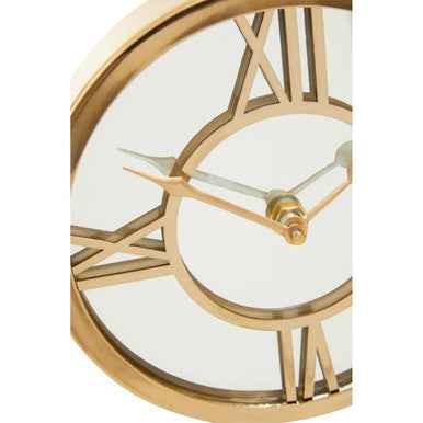 Mateo Black Marble Base Clock