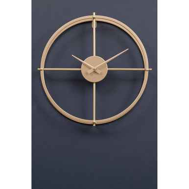 Kent Small Gold Finish Wall Clock