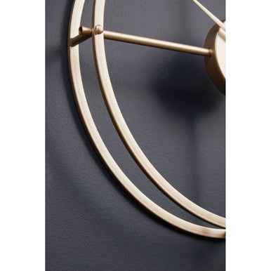 Kent Small Gold Finish Wall Clock