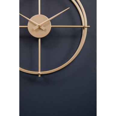 Kent Small Gold Finish Wall Clock