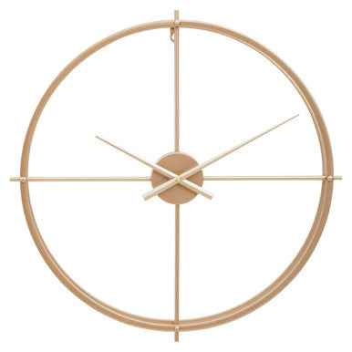 Kent Large Gold Finish Wall Clock