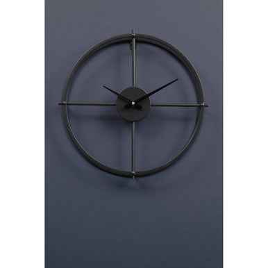 Kent Small Black Finish Wall Clock