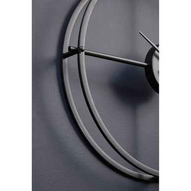 Kent Small Black Finish Wall Clock