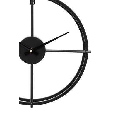 Kent Small Black Finish Wall Clock