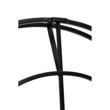 Kent Large Black Finish Metal Wall Clock