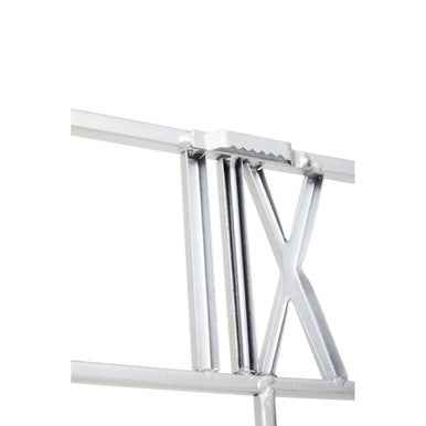 Kent Large Silver Finish Square Wall Clock