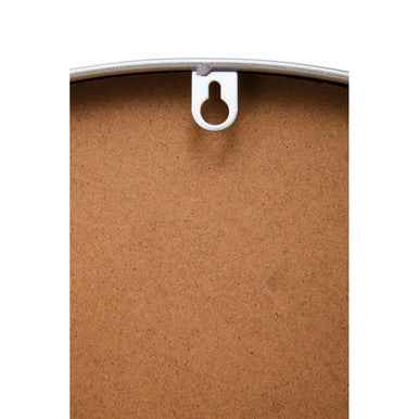 Kent Silver Mirrored Wall Clock