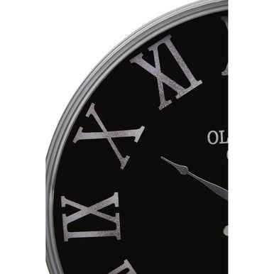 Kent Black And Silver Wall Clock