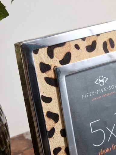 Kensington Townhouse 5 x 7 Leopard Design Photo Frame