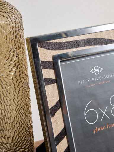 Kensington Townhouse 6in x 8in Zebra Design Photo Frame