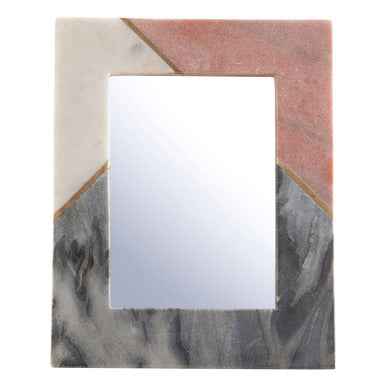 Kira Large Tri Colour Marble 5In X 7In Photo Frame